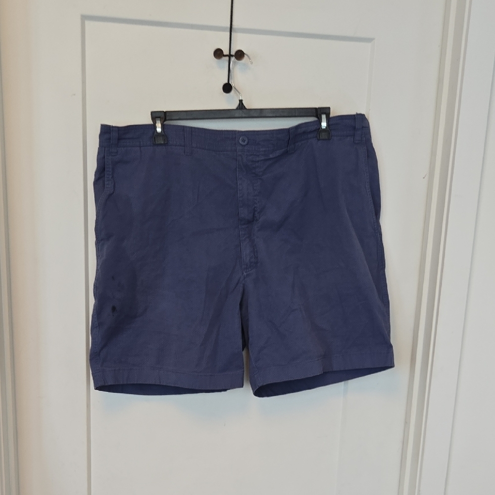 Roundtree & Yorke Blue Flat Front Shorts
